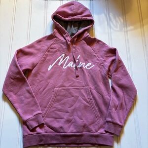 ❄️DONATING SOON! Olympia Sports pink Maine sweatshirt Sz small